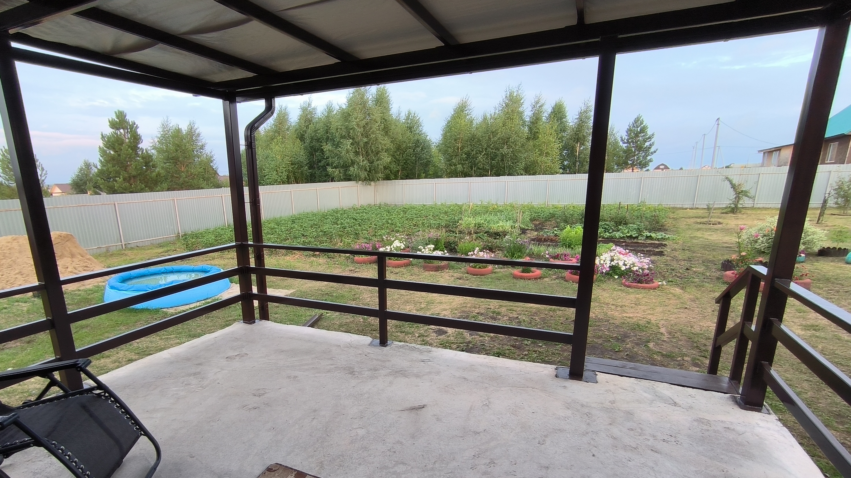 Терраса к дому. Часть 2