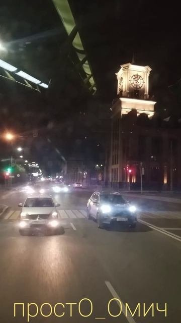 Омск, вечер, еду с работы...