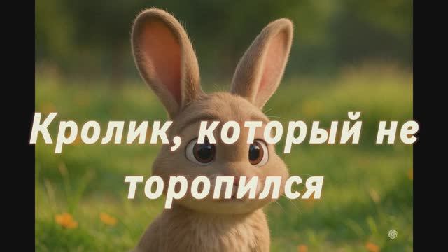 Кролик, который не торопился|Детские мультики|Детские сказки🎉✨