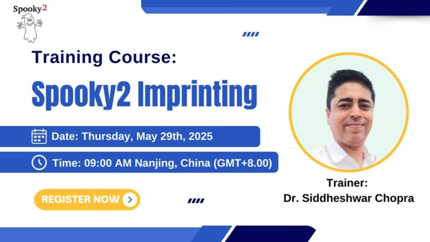 Spook2 Imprinting Held By Dr. Siddheshwar Chopra