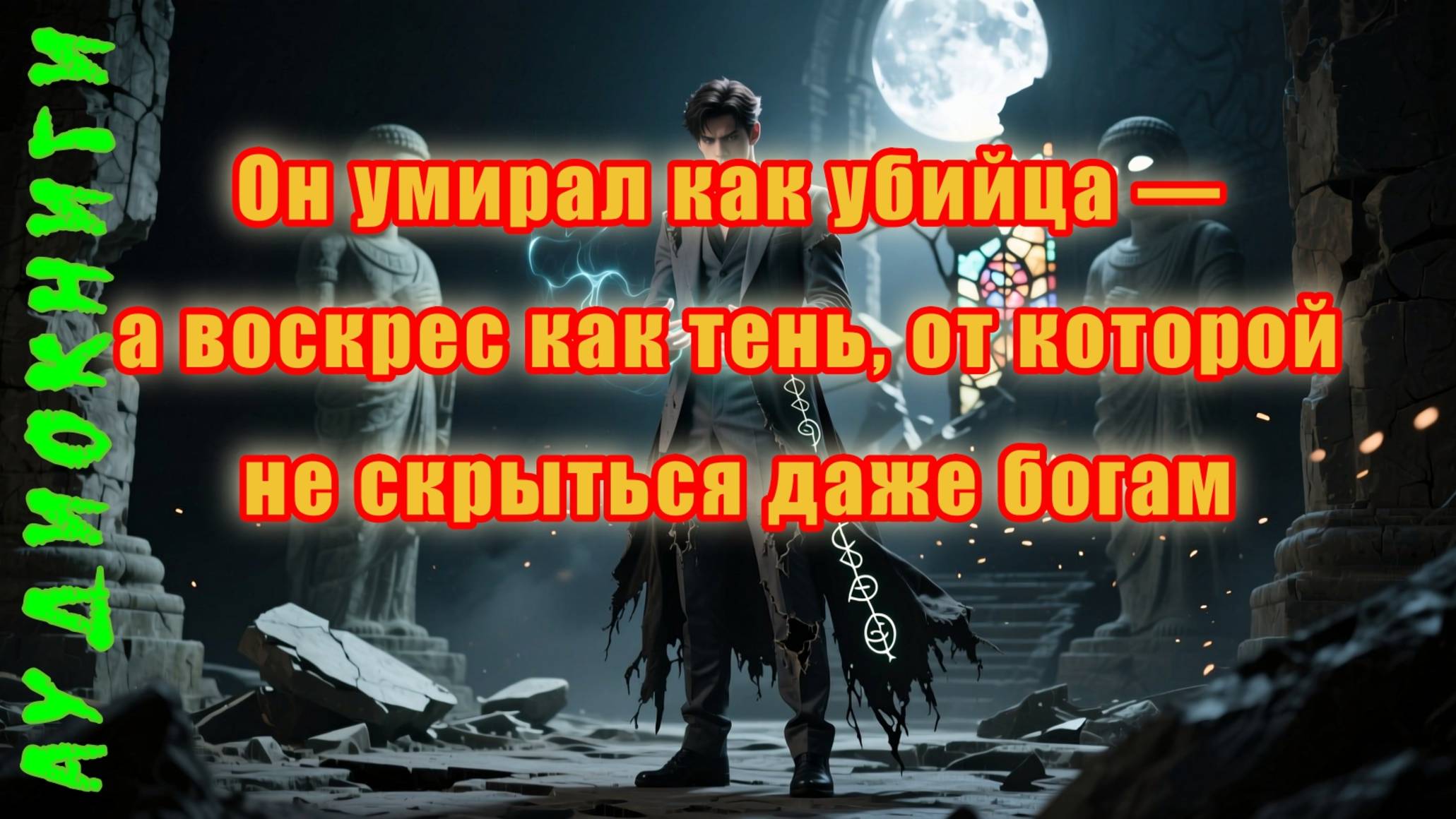 Аудиокнига Фантастика и Попаданцы/Он умирал как убийца — а воскрес как тень...