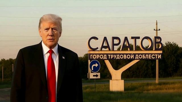 Путешествие Трампа по России! Привет из Саратова!
