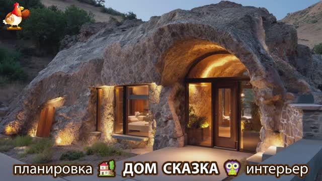 Сказочный дом мечты – 3D идея для вдохновения с планировкой и интерьером 🏡🏚️🏠 вариант (363)