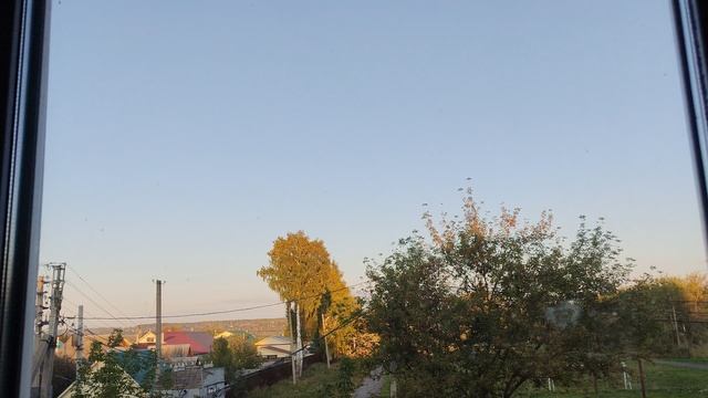15-09-2025 смотрю в окно на деревню, деревенский уют