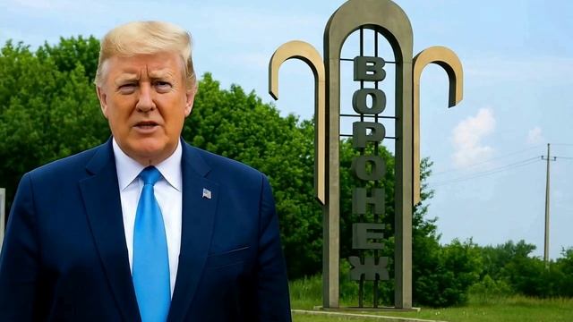 Путешествие Трампа по России! Привет из Воронежа!