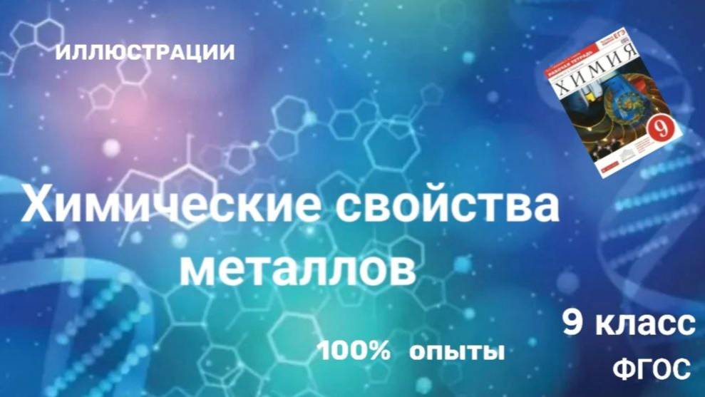 Урок 8. Химические свойства металлов