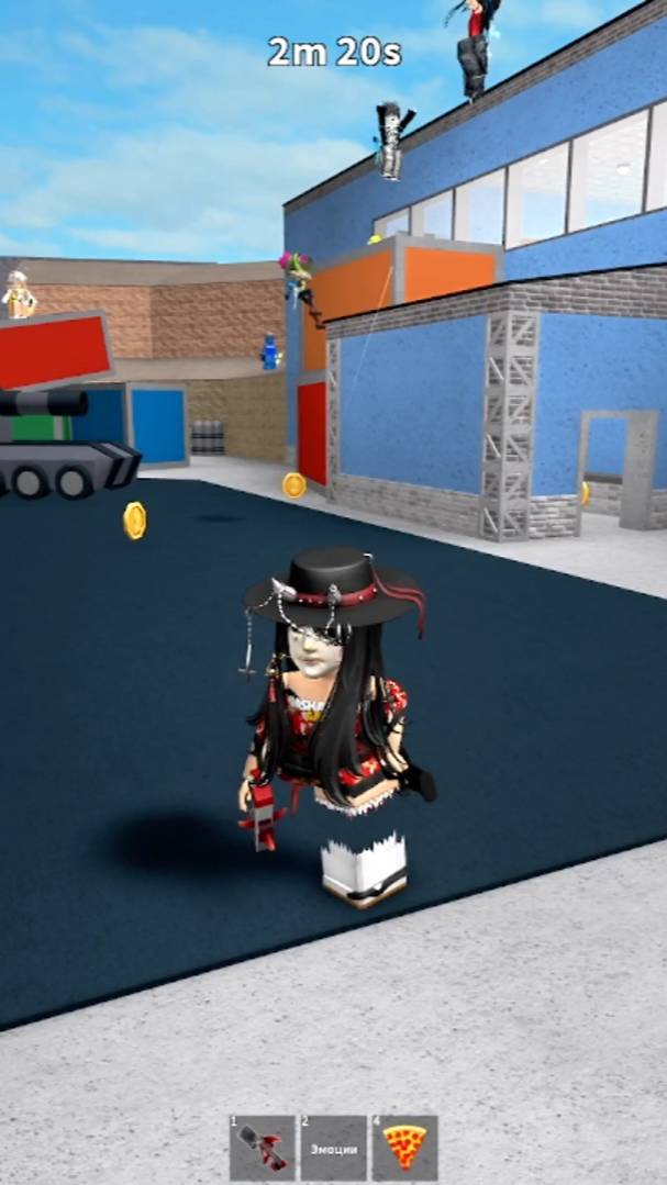 не по мне стреляй, а по мардеру (троллинг MM2) #роблокс #roblox #mm2 #рекомендации