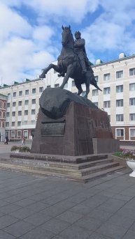 Центральная площадь Йошкар-Олы (республика Марий Эл)