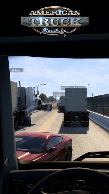 American Truck Simulator / Это безумие #shorts