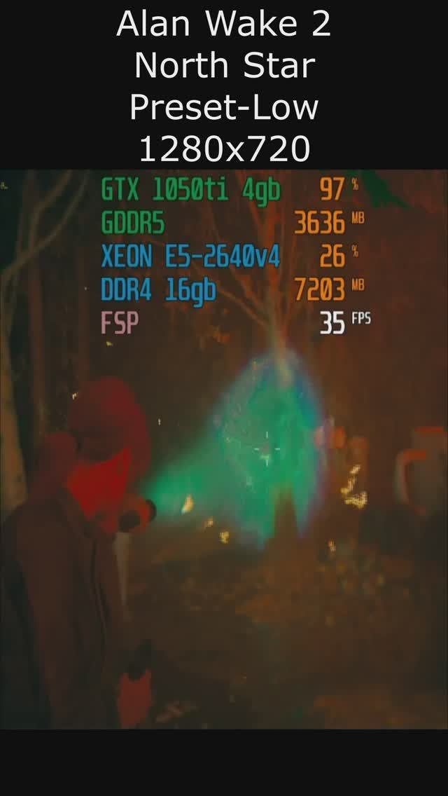 ALAN WAKE 2 NORTH STAR НА СЛАБОМ ПК