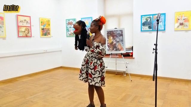 Тамака и Куклы - на выставке "Россия-Африка глазами детей"