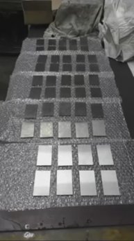 Шлифовка тонких пластин из ковара.