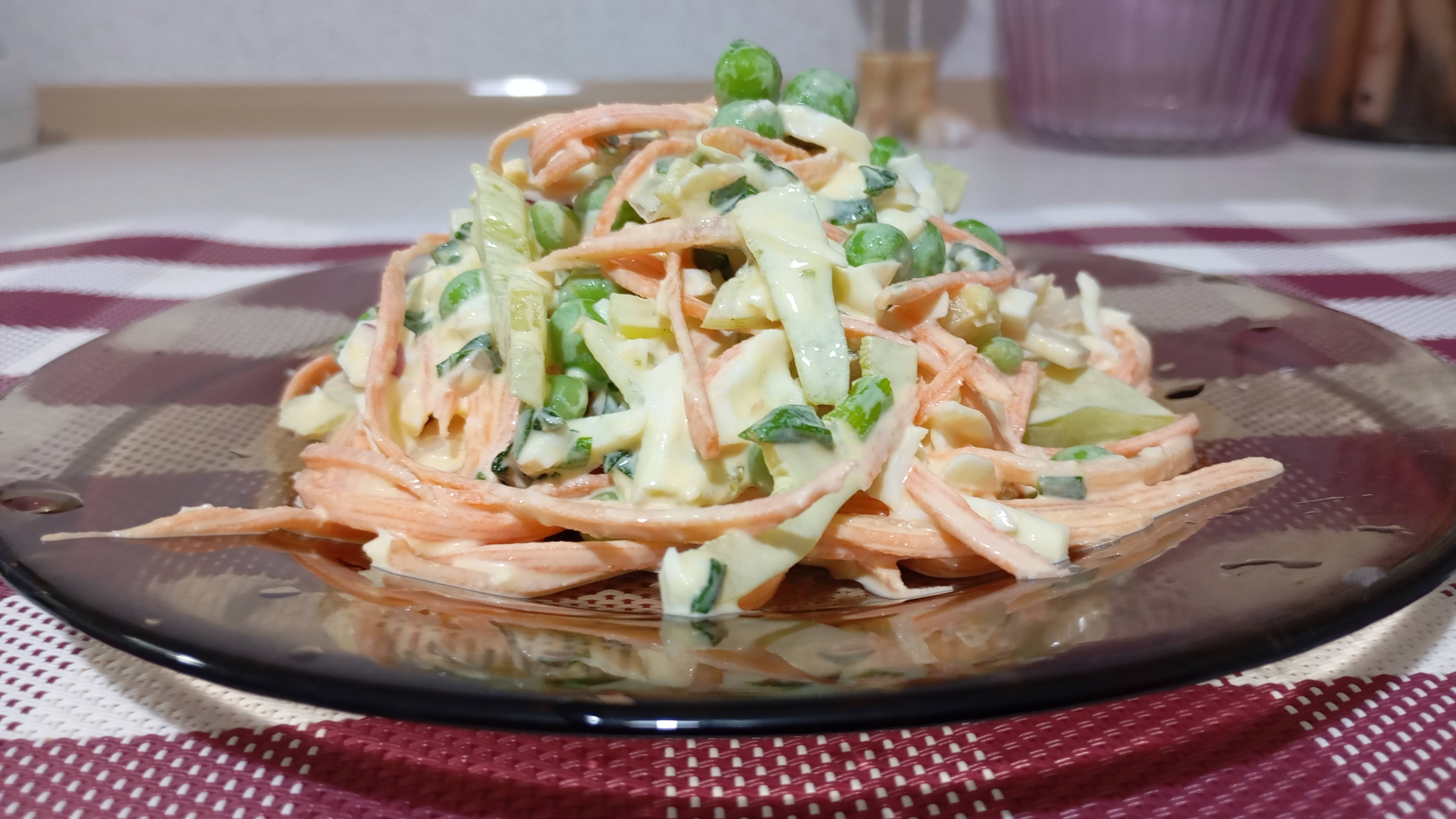 Овощной  САЛАТ к Обеду и Ужину. Быстро и Вкусно!