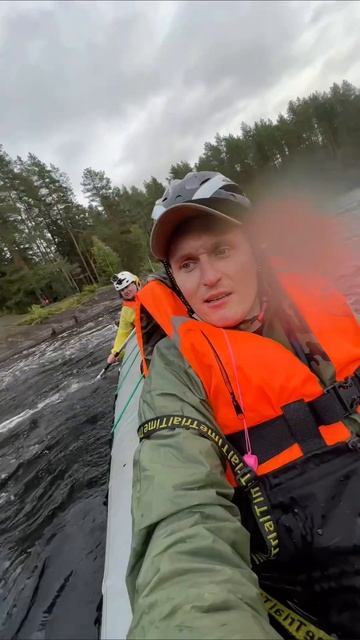 Первый порог #порог #пороги #рафтинг #рафт #каяк #сплав #туризм #шуя #карелия #шуя #река #тур