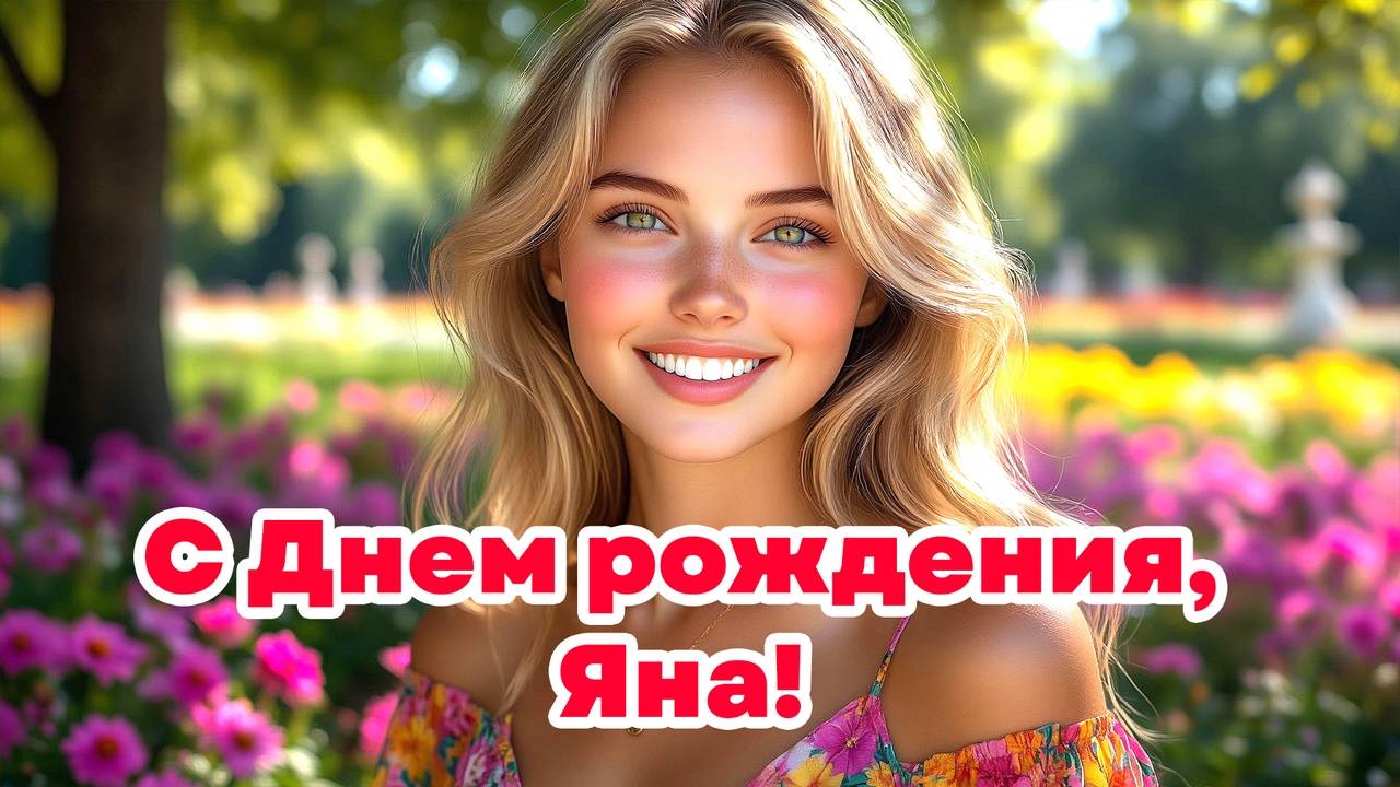 С Днем рождения, Яна!
