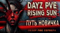DayZ PVE - ОБЗОР СЕРВЕРА RISING SUN / ПУТЬ НОВИЧКА НА ПВЕ СЕРВЕРЕ