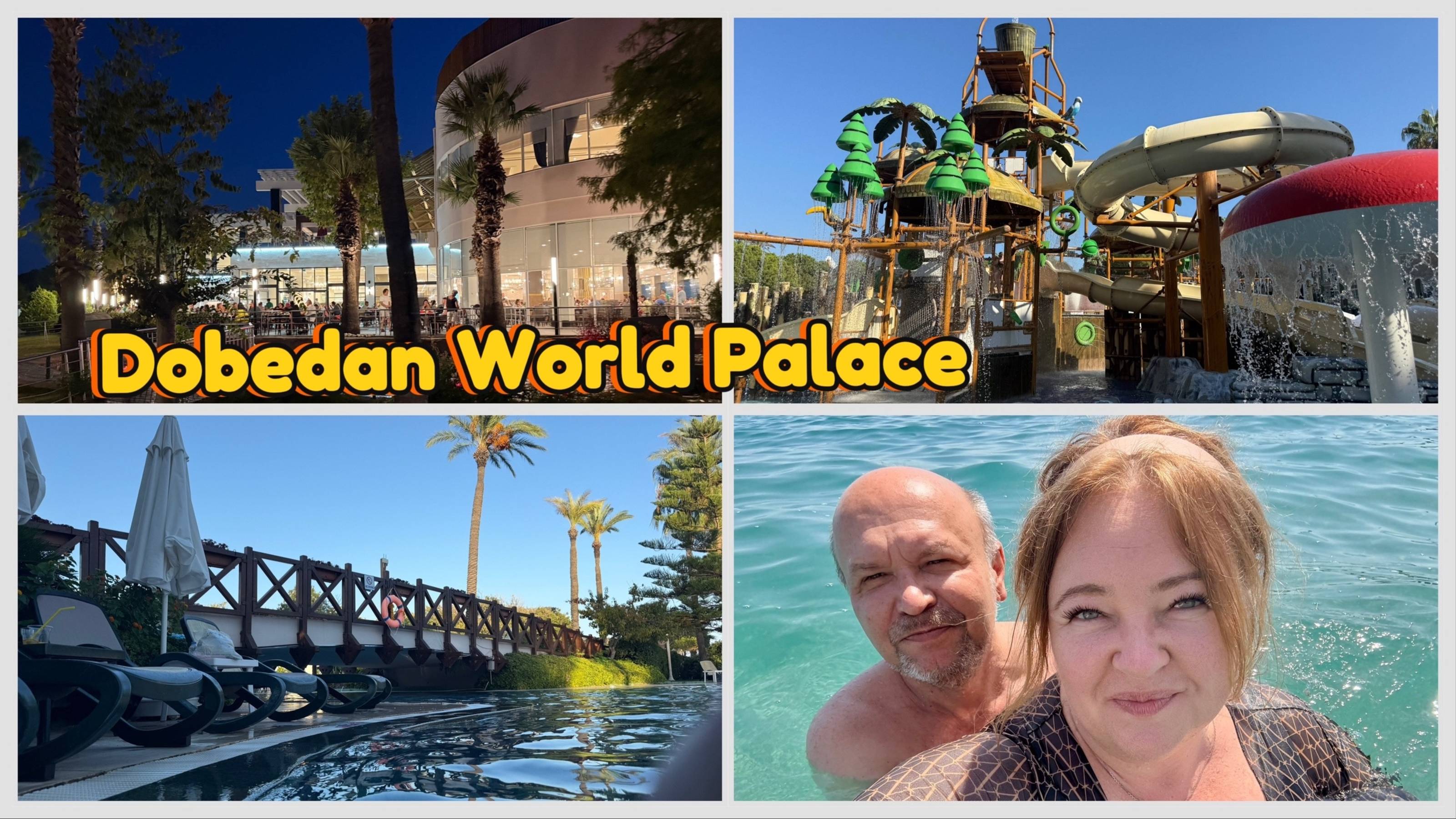 #4 Большой обзор территории отеля Dobedan World Palace 5* Kemer UAI. Шикарный пляж и прекрасное море