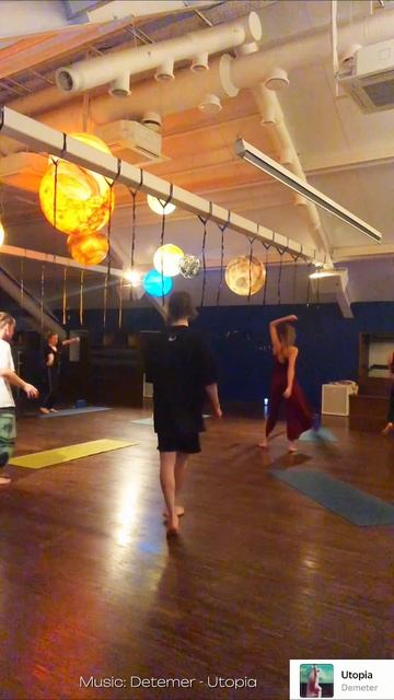 Наша крутейшая практика Yoga Dance  🪩 💫✨ Спасибо всем, кто был со мной ! 🤗 Вы классные! 😻 #йога #тан