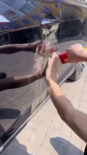 DIY repairing dents on a car