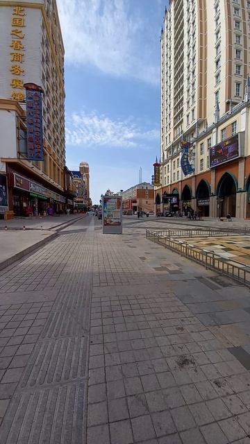 Китай Маньчжурия улица Чжунсу!