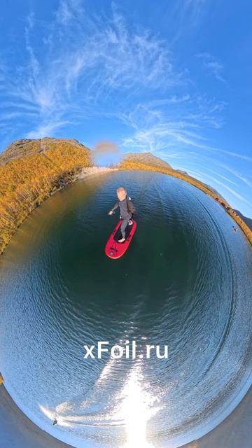 Катаемся на электрофойле XFoil в прозрачной воде 🏄
