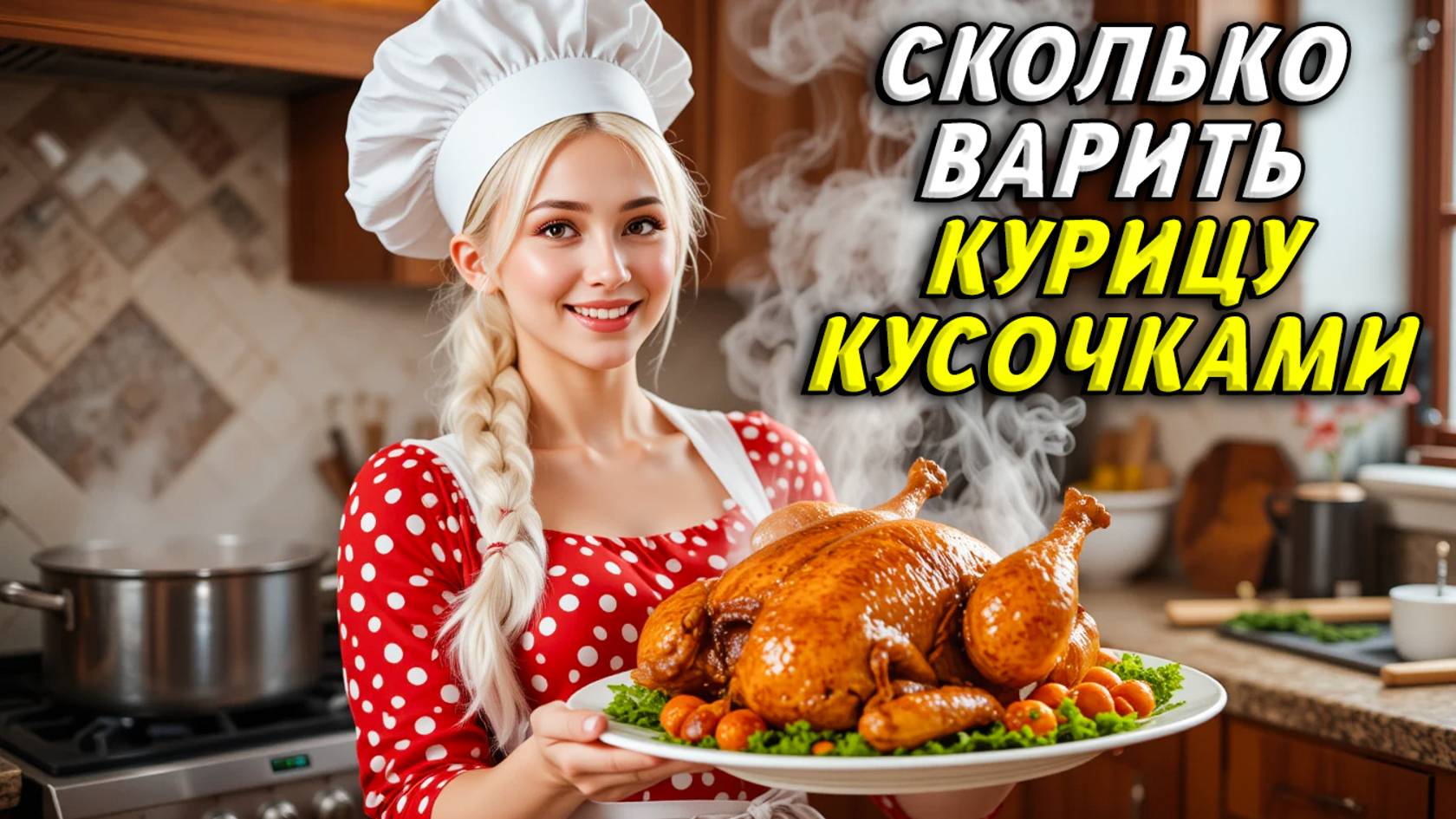 Сколько варить курицу кусочками