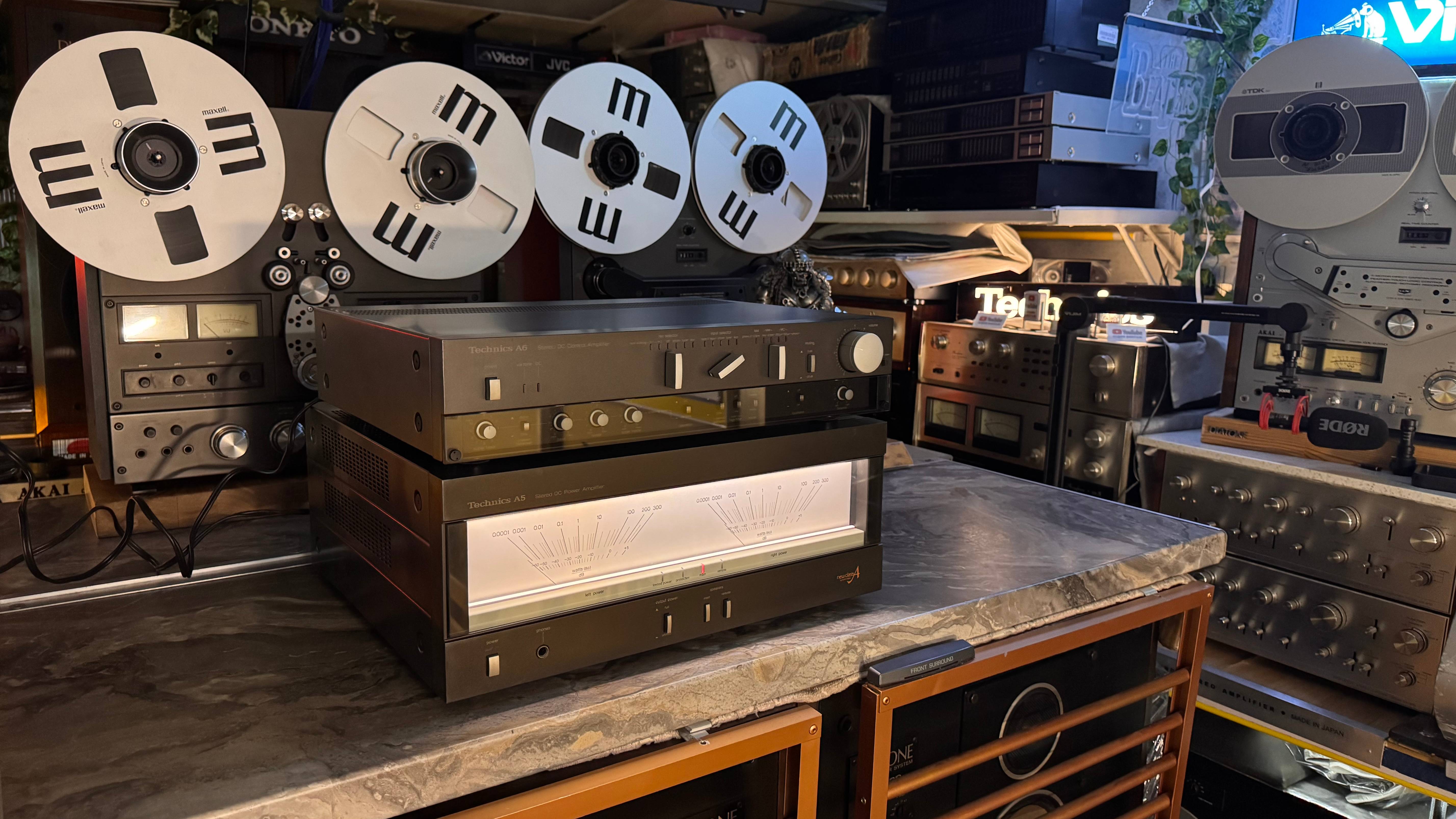 Усилитель Technics A5 + Technics A6