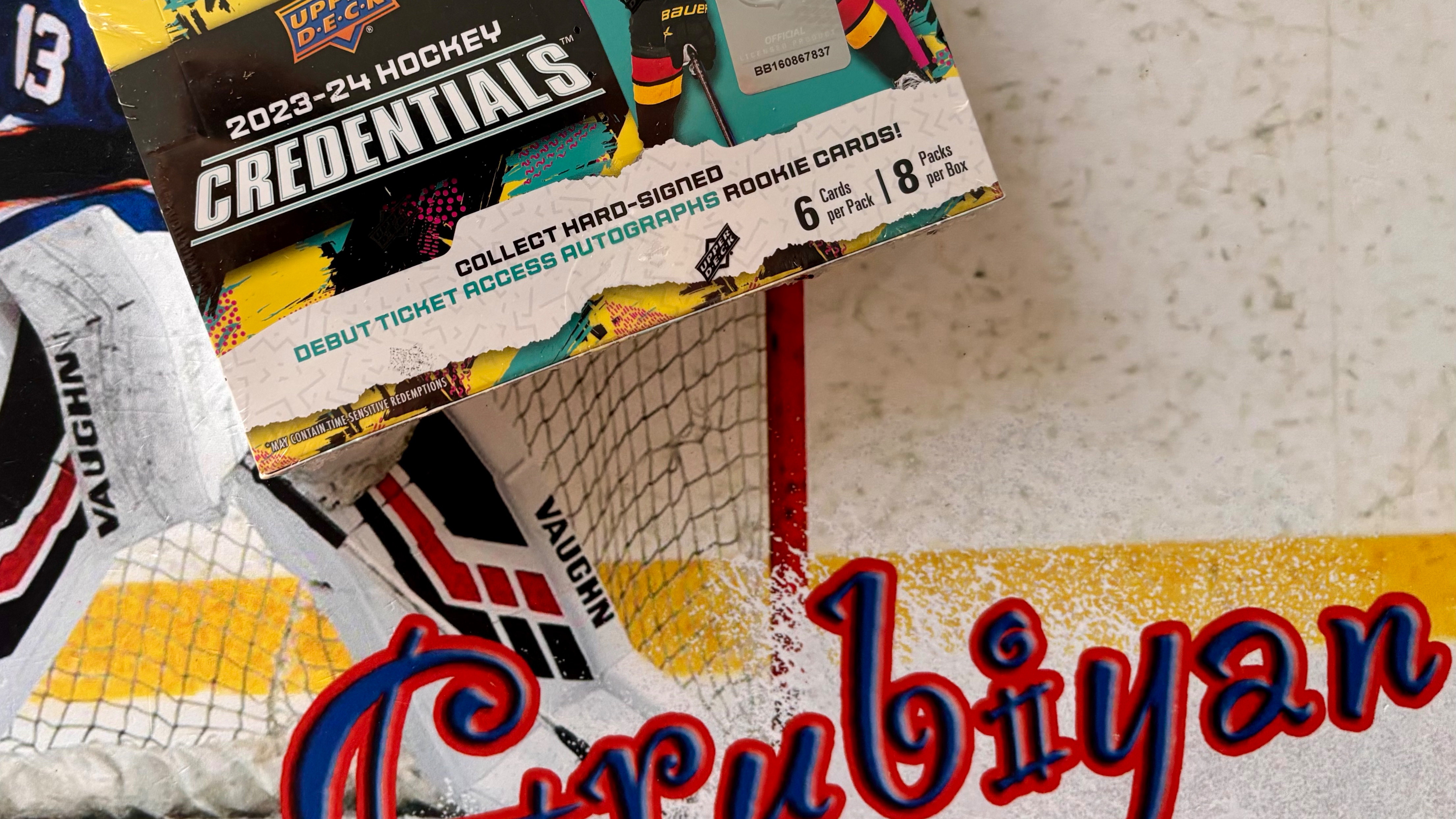 Бокс-Брейк Hobby Box 2023/24 Hockey Credentials #1_Аукцион