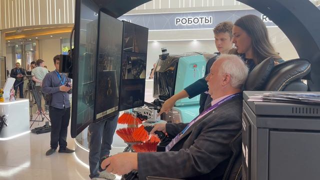 Рабочее место крановщика.