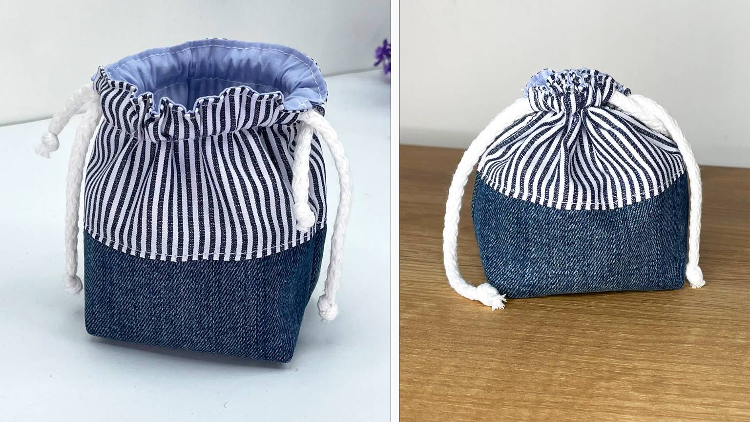 Мастер класс 🧵 Как сшить мешочек на завязках