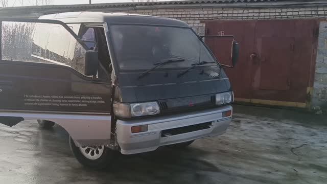 Замена салентблоков нижних рычагов на Mitsubishi Delica, при закисших развальных болтов