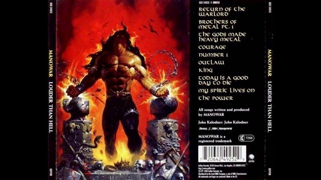 Интересные рок альбомы 1996 года   Manowar   Louder Than Hell текст НейроБар чт Нейросеть    L