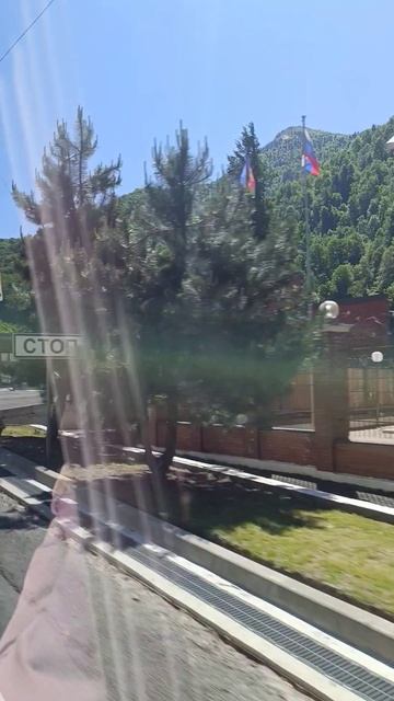 🏔Красивые виды🗻по дороге 🌲в РОЗА ХУТОР🌳 #розахутор2025 #горы #курортыкраснодарскогокрая #курорты