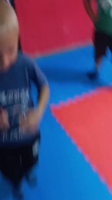 первые тренировки рукопашный бой💪  младшая группа 🥋