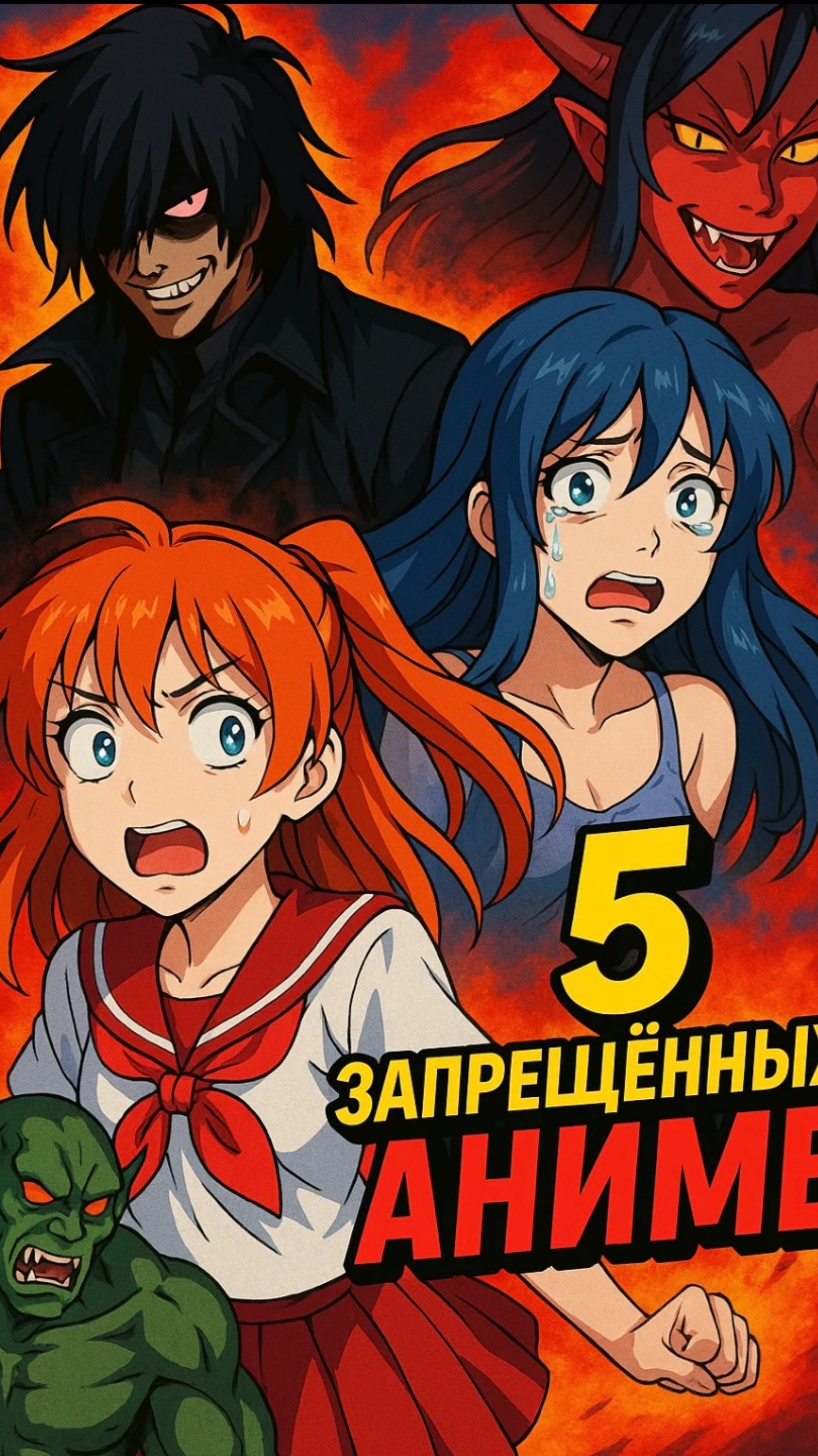 5 запрещенных аниме 🤫