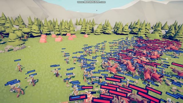 TotallyAccurateBattleSimulator ракушечники против всадников