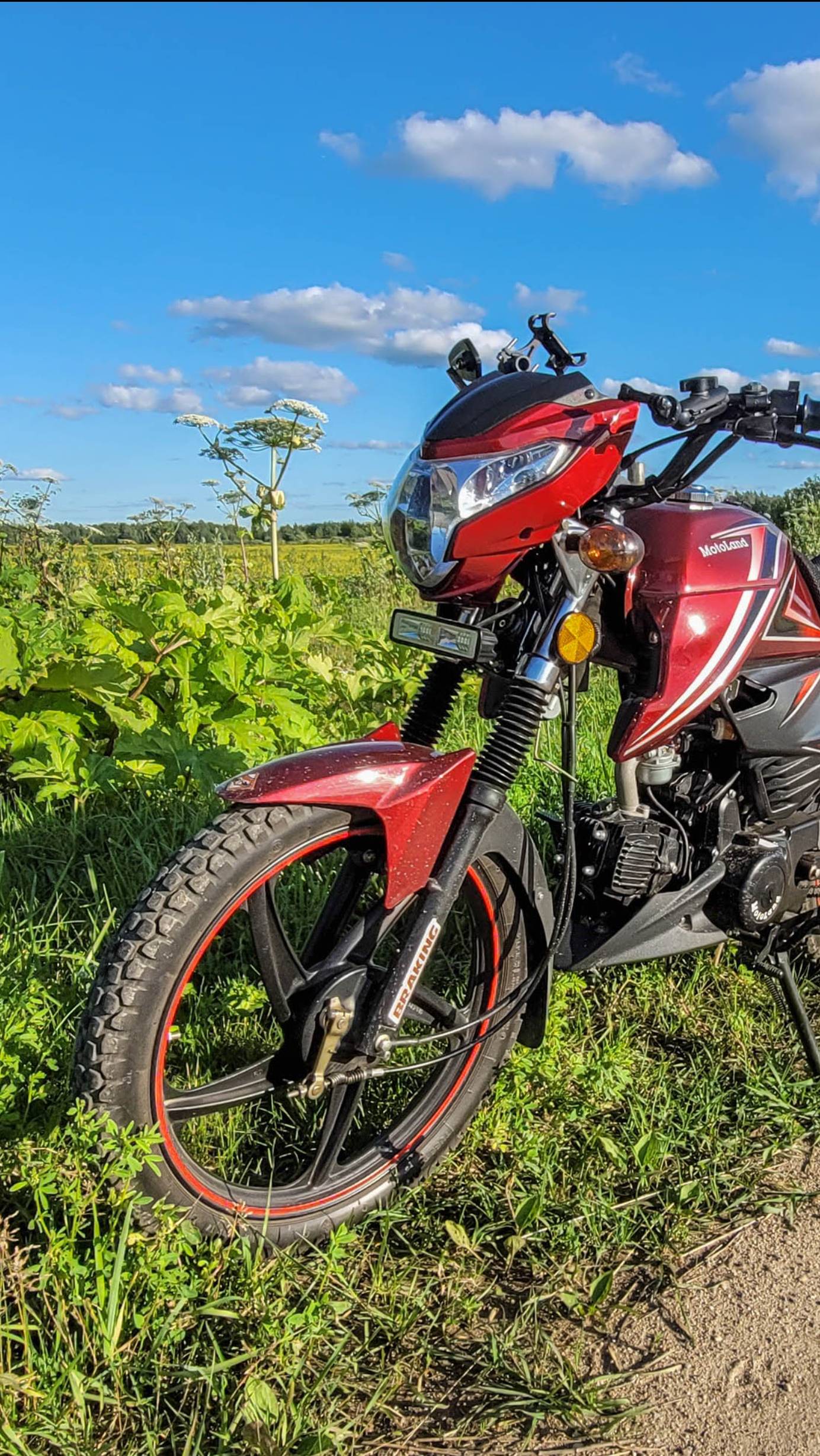 Путешествие на мопеде Альфа по округе