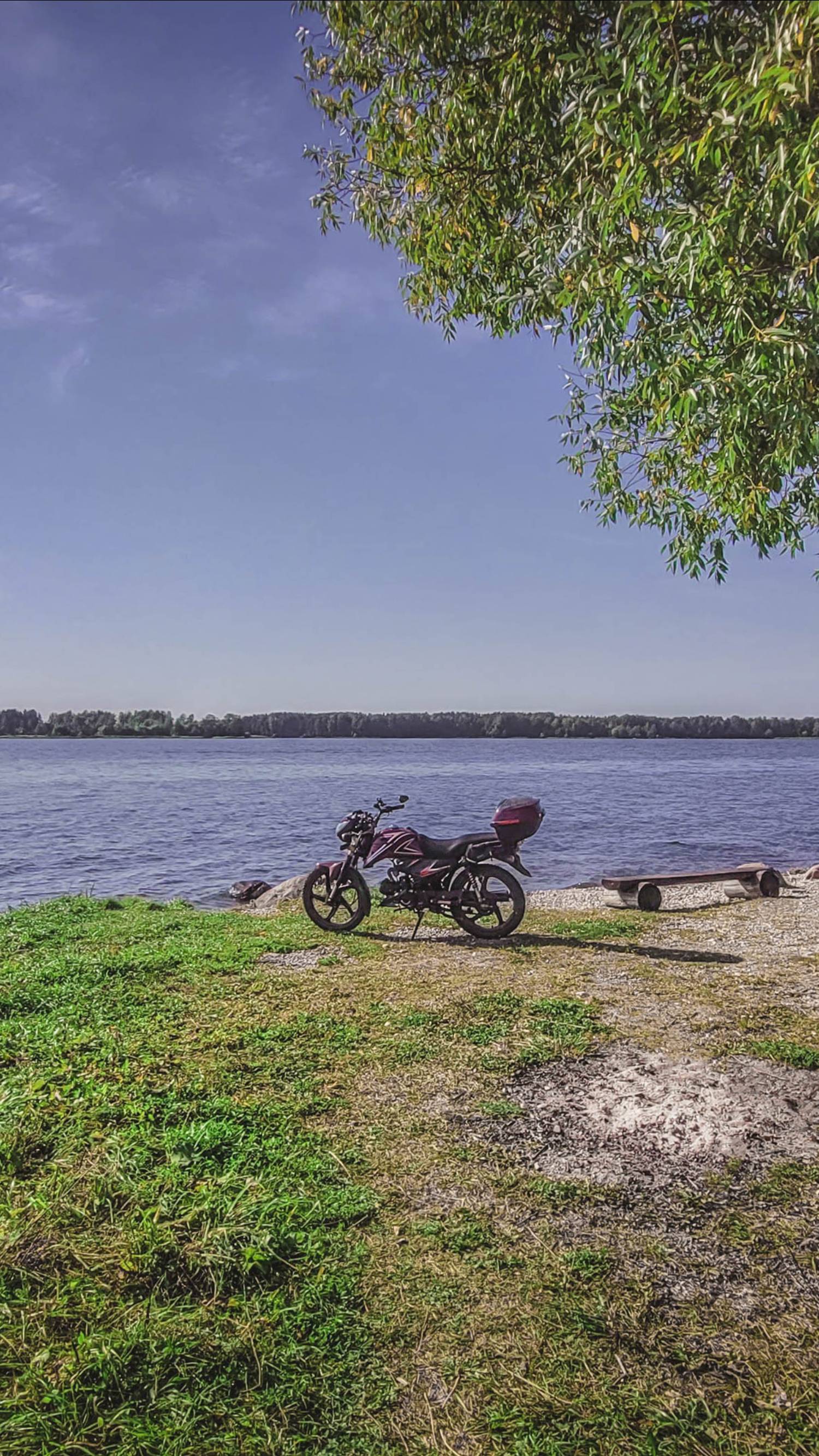 На Волге, вместе с мопедом Альфа