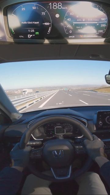 HONDA CRV 2024 - Максимальная скорость на автобане