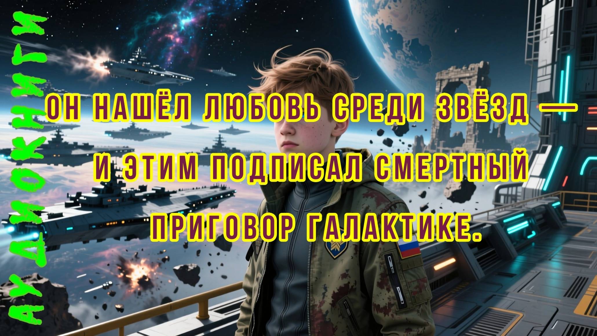 Аудиокнига Фантастика и ПопаданцыОн нашёл любовь среди звёзд  и этим подписал смертный приговор..