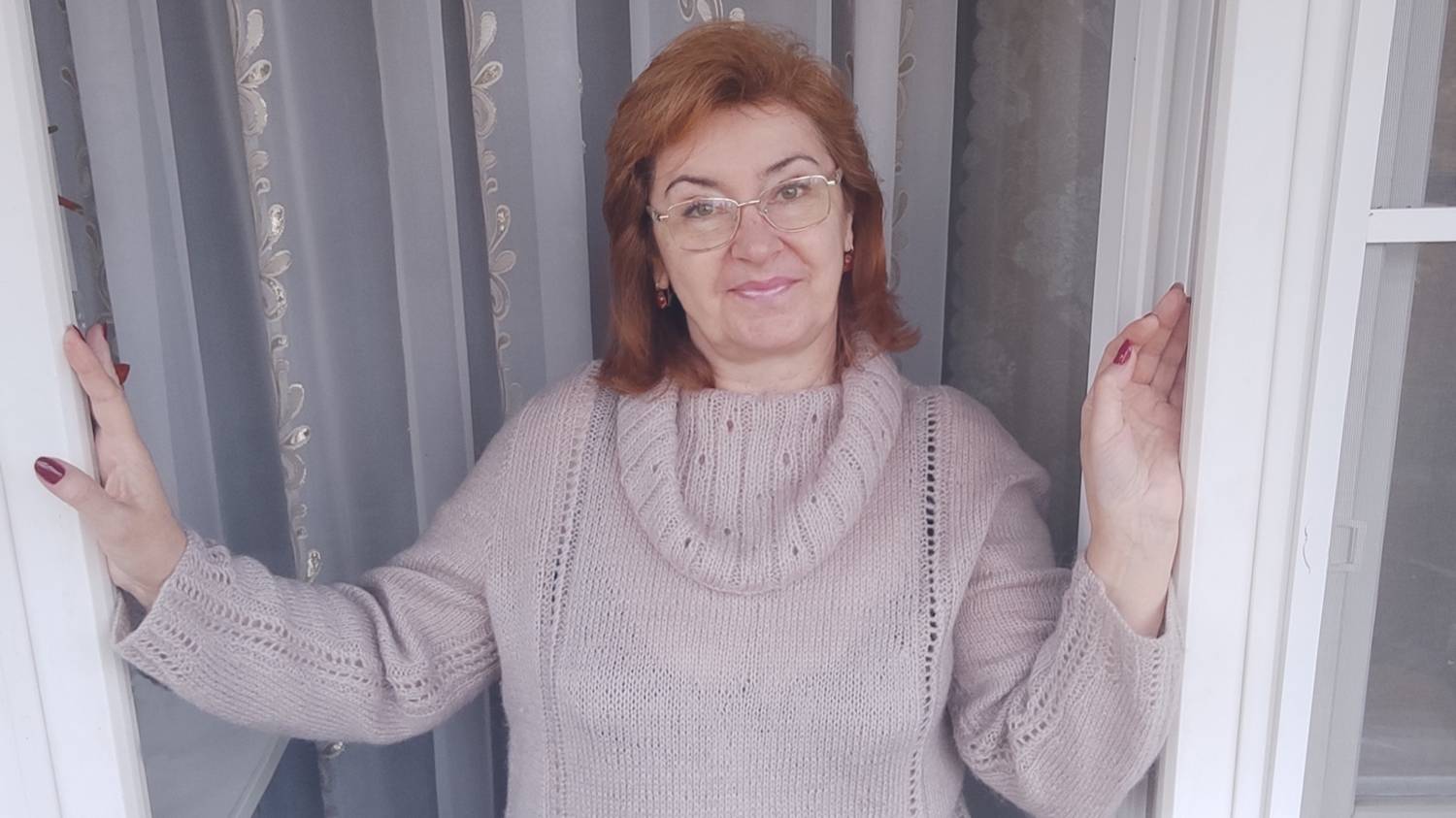 Крутой крючок и продвижение по кофточке.