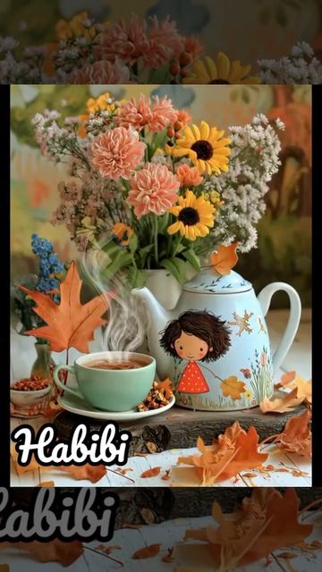 осень и кофе#девушка #музыка Alex ARCHIPOVSKY #осень#