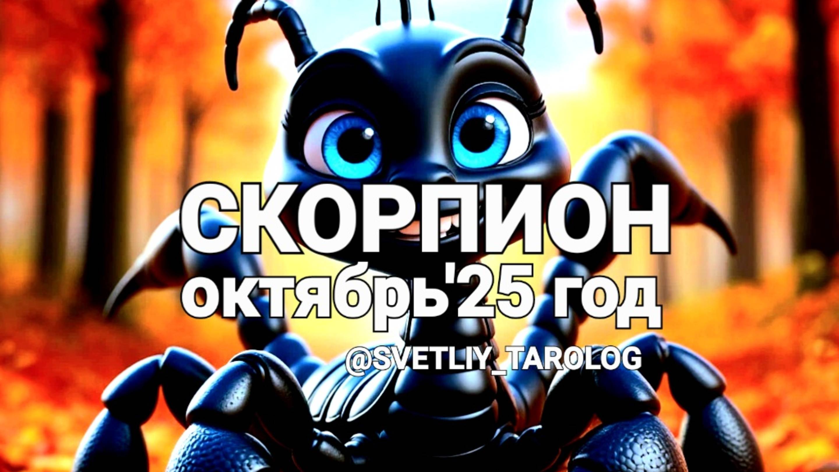 ♏️ СКОРПИОН.  ОКТЯБРЬ 2025 год 🔮