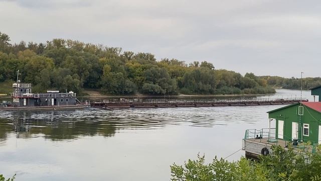 Широка река Ока город Рязань набережная сентябрь 2025