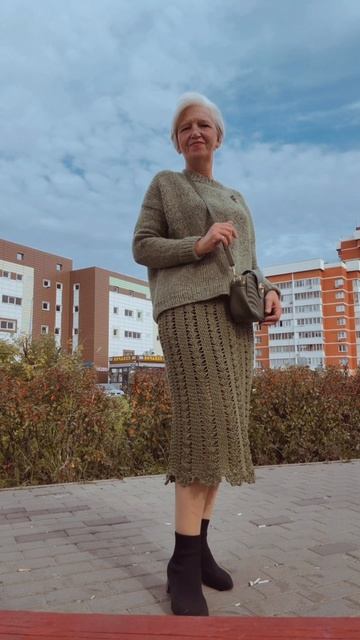 Юбка крючок ажур