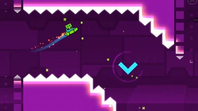 Я играю в Geometry Dash