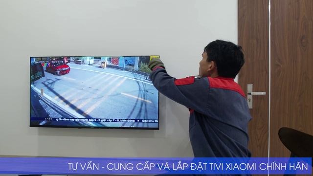 Lắp Tivi XIAOMI A 43 Inches Cho Khách Hàng Tại Căn Hộ 14XX, Tòa Nhà Quang Vinh
