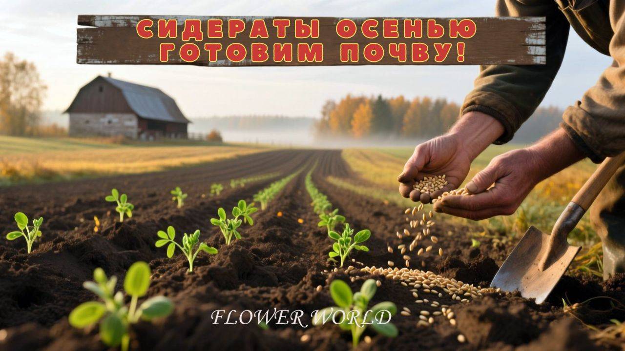 Сидераты осенью: Готовим почву! 🚑