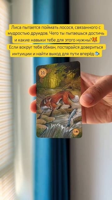 🦊#картадня #cardoftheday #ленорман #lenormand #таро #tarot #совет #лиса #fox #jaloux
