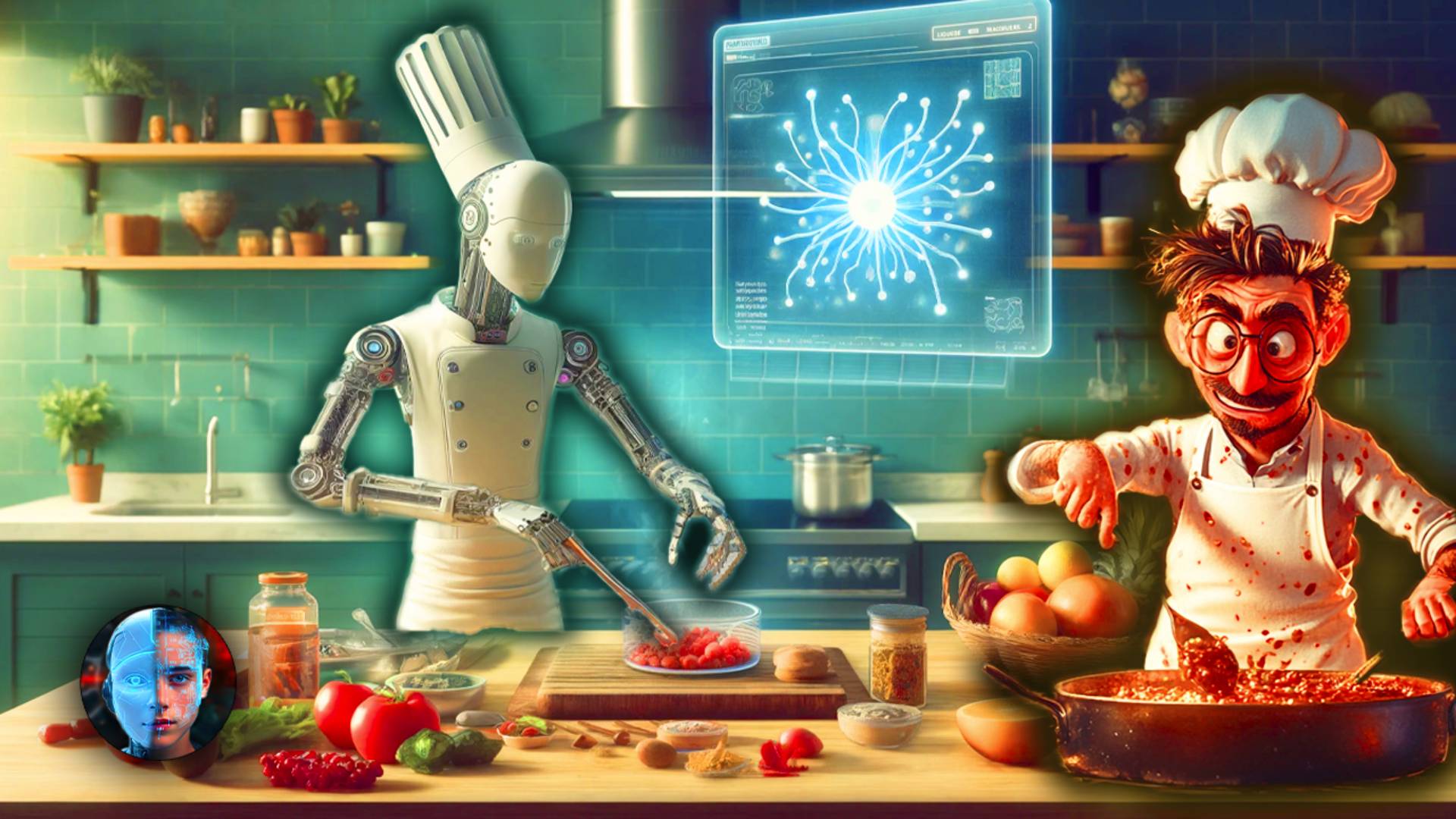 Нейросеть сошла с ума! Повара-Строители - Готовят и Строят ОДНОВРЕМЕННО! 🤯